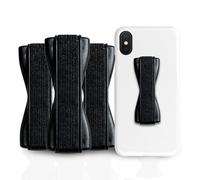 KIRVOS 3 Porta-Dedos para Smartphone - Práctica Sujeción de Dedo para Móvil, Ideal para Uso con una Mano (Negro)