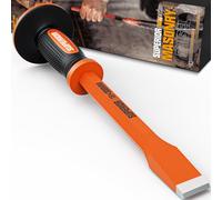 KIRXST Cincel Albañil Plano 300 mm Perfecto para Romper, Partir, Tallar y Realizar Trabajos de Demolición en Materiales Resistentes