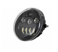 KIRYU Faro Redondo Faros Delanteros Para Vrod VRSC VRSCDX VRSCA 2002 2003 2004 2005 2006 2007 2008 2009 2010 2011 2012 2013 2014 2015 2016 2017(Negro)