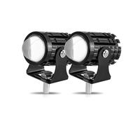 KIRYU Faro Redondo Para Faros Auxiliares De Motocicleta, Proyector LED Doble Color Para ATV Y Scooter(2 piezas)