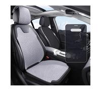 KIRYU Protectoras Fundas Automóvil Asientos Cojín para Asiento Coche Funda Transpirable Absorción Sudor Universal Seda Hielo Cojín Juego Trasero Dividido Individual(Grey Front Seat)
