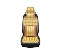 KIRYU Protectoras Fundas Automóvil Asientos Juego Cojines Coche, Cojín Bambú Verano 2024 Asientos Sábanas Bambú Cómodos Y Transpirables Disponibles Cuatro Estaciones Divididas(Beige 1 Pcs3)