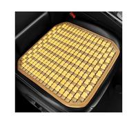 KIRYU Protectoras Fundas Automóvil Asientos Juego Cojines Coche, Cojín Bambú Verano 2024 Asientos Sábanas Bambú Cómodos Y Transpirables Disponibles Cuatro Estaciones Divididas(Beige 1 Pcs5)
