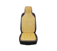 KIRYU Protectoras Fundas Automóvil Asientos Juego Cojines Coche, Cojín Bambú Verano 2024 Asientos Sábanas Bambú Cómodos Y Transpirables Disponibles Cuatro Estaciones Divididas(Beige 1 Pcs)