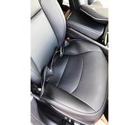 KIRYU Protectoras Fundas Automóvil Asientos para Tesla para Mol 3 para YSX Fundas Juego 3 Piezas Cuero 8 Grados Antiincrustantes Cojines Asiento Interior Coche(Negro,8 Grade Anti Fouling)