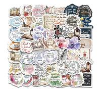 KIRZAX 100 Pegatinas Cristianas - Biblia Cristiana Jesús Cristo Versículos Vinilo Impermeable, inspiradoras para Botella, Portátil, Skateboard & Maleta