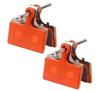 KIRZAX 2 Pares Pastillas de Freno Bici Resina, para MTB - compatibles con Shimano XT M615/M666/M675/M785/M960/M985/M988 & otros modelos coincidentes