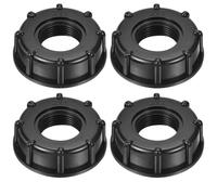 KIRZAX 4 pcs tapas adaptadoras IBC de 1 de pulgada para conector de tanque IBC. Adaptador de tanque para válvula de tonelada IBC de 1000 litros