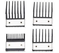 KIRZAX 4 Pzs Peine Límite para Cortapelos,Cubierta Protectora Cortadora,Peine Maquina Cortar Pelo,Recortador Barba Profesional,Recortadores De Peine Guía,para Wahl Cortapelos y Afeitadoras corporales