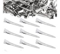 KIRZAX 48PCS Metal Pinzas pelo Peluqueria de Duckbill, 5.5CM Profesional Metal Clip de Pelo, Clips Metálicos Profesionales,Pinzas Para el Pelode Estilismo de Salón,para Peinado de Mujeres y Niñas