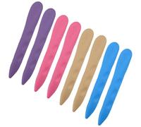 KIRZAX 8 gomas de borrar de colores para niños, bolígrafo borrador cúbico, goma de borrar de papelería infantil con ranuras, diseño ergonómico, zona de agarre natural, adecuada para material escolar