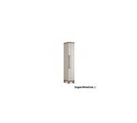 KIS Armario alto 1 puerta Gris claro/Taupe - Mueble de oficina (mod. 2096730361)