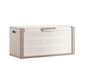KIS - Baúl arcón de resina Gulliver - Dimensiones 118 x 49 x 55 cm - Arcón de resina para exteriores e interiores, 9753