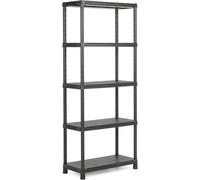 KIS Estantería Plus 80/5 Negro