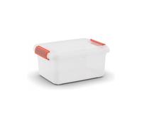 KIS K Latch Caja Armario Rectangular Naranja, Transparente