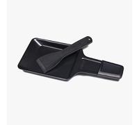 Kisag Sartenes para raclette, acero al carbono con revestimiento antiadherente ILAG, incluye espátula para raclette, sin PTFE ni PFAS, 9 x 20 cm, apta para lavavajillas