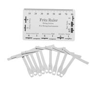 Kisangel 1 Juego Completo de Herramientas Luthier de Guitarra Regla de Acción y Calibre de Radio Altura de Cuerdas y Profundidad de Ranuras de Usar y Reparaciones