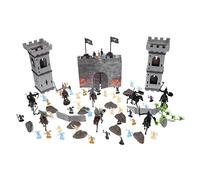 Kisangel 1 Juego Conjunto Caballeros Medievales de Soldados Miniatura Decoración Incluye Colores Manualidades y Props de Historias Infantiles