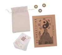 Kisangel 1 Juego I Ching Gua PAI Estoy Ching Tarjetas Aparatos Chinos Yo Ching Libro Moneda De Riqueza China Monedas Chinas Antiguas Moneda China I Ching Libro De Cambios Papel