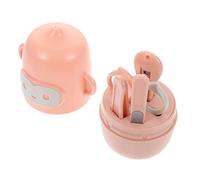 Kisangel 1 Juego Kit De Aseo Para Pequeños Uña Del Dedo Del Pie Tijeras De Bebé Tijeras Para Bebés Cortaúñas Bebé Archivo De Uñas Para Bebés Para Recién Nacido Lleno Paquete Abs Rosa