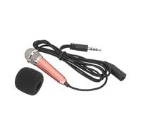 Kisangel 1 Juego Mini Micrófono Grabación para Pequeño Micrófono Video Micrófono Portátil Cableado Diminuto Miniatura Registro De Micrófono Mini Sonido De Micrófono Dorado Poliéster