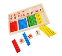 Kisangel 1 Juego Palos de Matemáticas de Juguete Educativo de Herramienta de Enseñanza Educación Temprana y Desarrollo de Habilidades Matemáticas