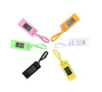 Kisangel 1 Juego Reloj Digital De Bolsillo para Y Reloj Electrónico Portátil con Colores Aleatorios para Color Aleatorio 6 Piezas