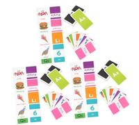 Kisangel 1 Juego Tarjetas Didácticas De Educación Temprana Tarjetas para Tarjetas Didácticas Preescolares Juguetes De Aprendizaje para Pequeños Tarjetas Didácticas 58 Piezas