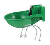Kisangel 1 Juego Tazón Automático de Agua para Vacas con Válvula de Flotador Bebedero de Plástico Resistente para Ganado para