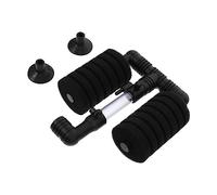 Kisangel 1 Pc Filtro de pecera Bomba Almohadillas filtrantes para peceras Water Filter Water Purifier Fish Tank pecera Agua Herramienta Filtro de Agua neumático el plastico Black