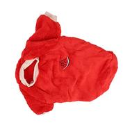 Kisangel 1 Pc Ropa para Mascotas Abrigo De Invierno para Perro Salchicha Disfraz De Perro Raza Gigante Aseo De Mascotas Cuenco para Mascotas Ropa De Tela para Perros Criar Poliéster Rojo
