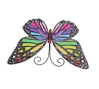 Kisangel 1 Pieza Adorno de Pared de Metálicas para Interior y Exterior Decoración de Hierro Artístico Color Resistente para Cumpleaños