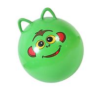 Kisangel 1 Pieza Bola Saltarina Inflable para Manija de Cartoon Juguete de Ejercicio de PVC para Entrenamiento de Coordinación y Diversión Interiores y Exteriores Color