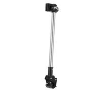 Kisangel 1 Pieza paragüero de bicicleta Pararse cubierto negro montado umbrella stand sombrilla cochecito bebé paraguero abrazadera de paraguas paragüero multiusos Acero inoxidable Black