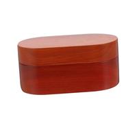 Kisangel 1 Pieza Recoger Caja de Almacenamiento púa Guitarra Caso selecciones Porta Instrumentos de Madera Rojo