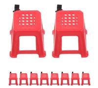 Kisangel 10 horquillas divertidas con forma de silla: mini pinzas de plástico para peinar el cabello, originales pasadores laterales con forma de silla para mujeres y niñas, ideales para uso diario,