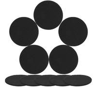 Kisangel 10 Piezas de Almohadillas para Patas de Mesa de Billar, Redondas de 8,6 CM, Hechas de EVA Duradera, Niveladores para Uso en Mesas de Billar y Otros Muebles Pesados