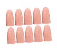 Kisangel 10 Piezas Juguetes de Dedos Simulados Accesorios para y Espectáculos Cubiertas de Pulgar de Color Juguetes Falsos para Fiestas y Diversión