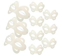 Kisangel 10 Piezas Máscaras Blancas Papel para Diy de Máscaras para Manualidades de Cosplay y Fiestas de para Pintar y Personalizar