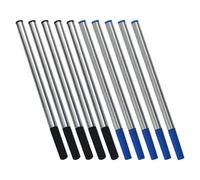 Kisangel 10 Piezas Recambios de Bolígrafos de Gel de Metal para Escritura Suave, Alta Compatibilidad y Fácil Reemplazo en Trabajos de Oficina y Proyectos Artísticos