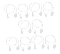 Kisangel 10 Piezas sombreros locos para adultos gorro con orejas que se mueven sombrero de halloween sombrero de helicóptero Sombreros para gorro de bricolaje el plastico Transparent
