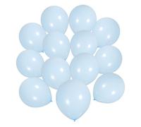 Kisangel 100 Piezas globo festivo decoraciones de globos pastel azul decoración ultravioleta feliz globos de cumpleaños kit de globos de boda globo de boda emulsión Sky-blue