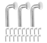 Kisangel 100piezas Pasador de Seguridad J para Estanterías de Palets Pernos Pesados de Clips Resistentes para Almacenaje Industrial y Logística