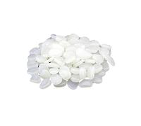 Kisangel 100piezas Piedra Luminosa Brillan La Oscuridad Blancas Adoquines Guijarros Decoración para Acuario Pecera Jardín