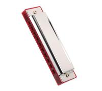 Kisangel 10agujero Armónica Profesional Tonos Portátil Para Estudiantes y Principiantes Con Estuche De Metal Para Tocar Canciones Viajes o Conciertos