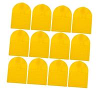 Kisangel 12 Piezas Alimentador para Colmenas Compatible con Botellas Estándar Dispensador Seguro Antirrobo para Alimentación Higiénica de Abejas Apicultura