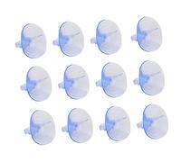 Kisangel 12 Piezas Ventosa De Anillo De Tracción Almohadillas para Pequeñas Ventosas Multi Retoños Auto Ganchos De Ventana Ventosas Taza De Vacío Anillo De Ventosa Frasco Manos El Plastico