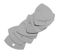 Kisangel 12 Púas Grandes para Guitarra Acero Inoxidable, Tamaño Triangular, Superficie Lisa, 12 Piezas para Práctica y Suministros Musicales Profesionales