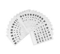 Kisangel 120 Tarjetas De Juego De Inteligencia Digital para Niños Tarjetas De Bingo Juguetes para Niños Pequeños Juguetes Educativos Papel Recubierto
