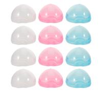 Kisangel 12piezas Estuche para Chupetes de Organizador Portátil Transparente Caja de Almacenamiento para Bolso de Pañales y Cochecito